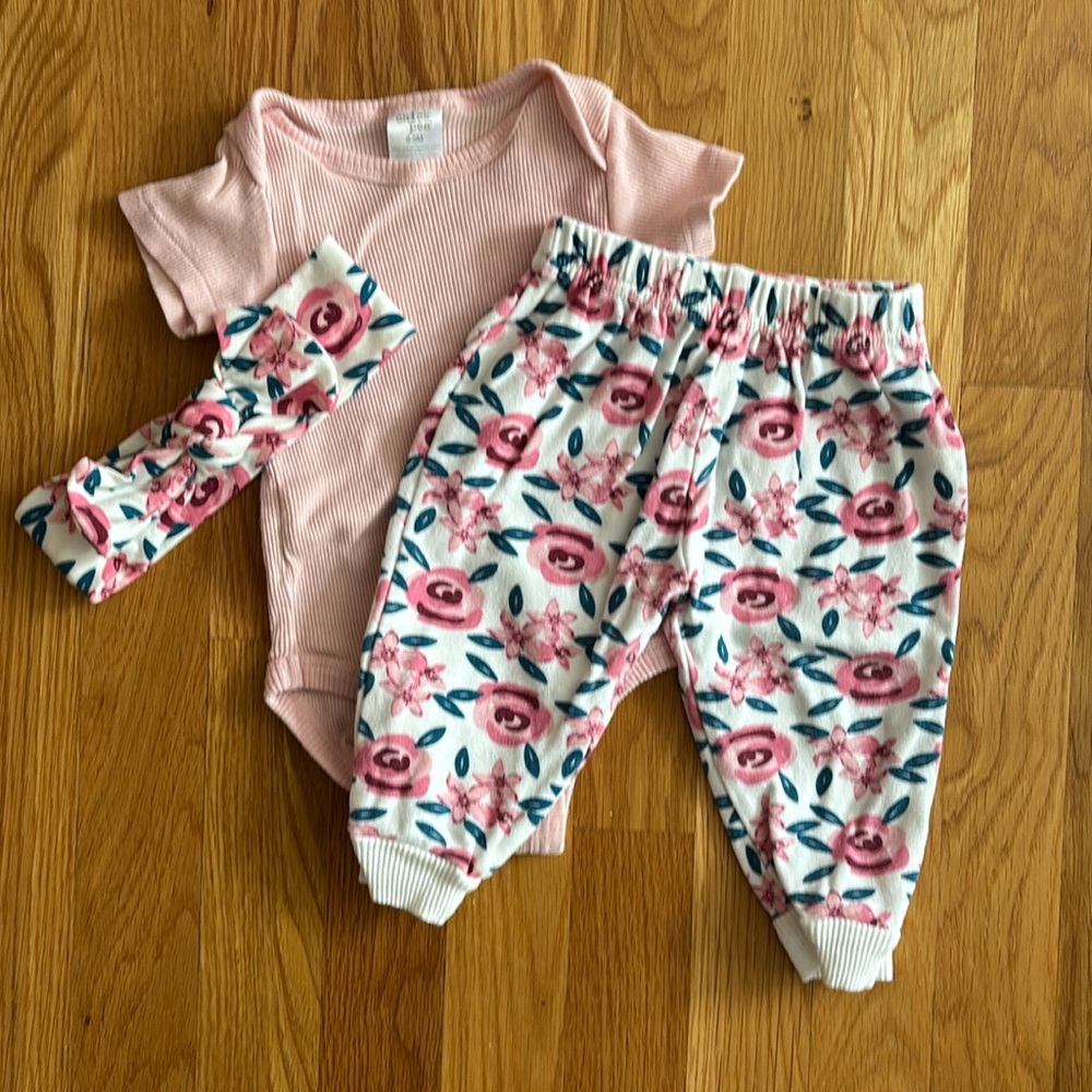 6-9M Chick Pea 3 Piece Set